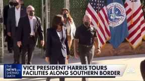 Vice President Kamala Harris tours facilities along southern border