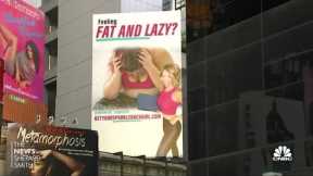 Billboard in Times Square seen as 'fat-phobic'