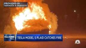 Tesla Model S Plaid reportedly catches fire in Pennsylvania