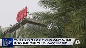 Those fired for being unvaccinated could be ineligible for jobless benefits