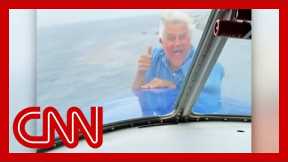 Jay Leno says this video of him outside a flying plane is real
