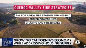 High-end homes come to California town in a hot fire zone