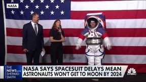 NASA 2024 moon landing jeopardized because space suits aren't ready