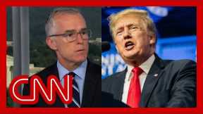 ‘That’s a threat’: McCabe reacts to Trump’s remark about officer