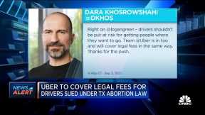 Uber follows Lyft's lead, will cover drivers' legal fees under Texas SB8