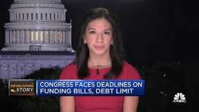 Congress faces deadlines on funding bills, debt limit