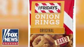 TGI Friday's fried over their onion rings
