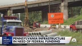 Pennsylvania ranks among the worst states in the country for infrastructure
