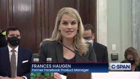 Facebook Whistleblower Frances Haugen Opening Statement
