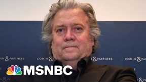Jan. 6 Committee Sets Bannon Contempt Vote For Tuesday