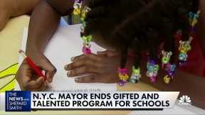 NYC ends gifted and talented program