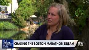 Woman runs Boston Marathon for cystic fibrosis patient