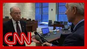 CNN reporter asks Sen. Grassley about flip-flop on Trump