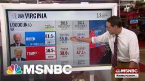 Steve Kornacki Breaks Down Trump's Unpopularity In Virginia