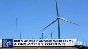 Biden plans to install wind farms among most U.S. coastlines