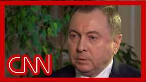 CNN reporter presses Belarusian Foreign Minister on migrant crisis