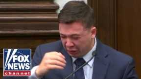 Kyle Rittenhouse breaks down in tears on witness stand