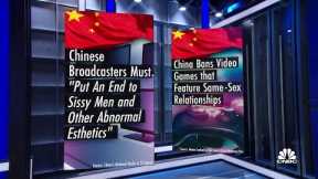 China cracks down on 'effeminate men'