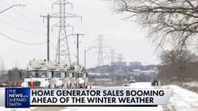 Home generator sales booming ahead of winter weather