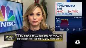 Jury finds Teva Pharmaceuticals fueled opioid epidemic in New York State