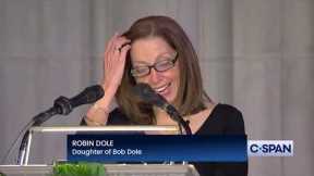Robin Dole tribute to her father Senator Bob Dole