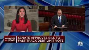 Senate approves bill to fast track debt limit vote