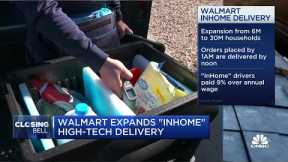 Walmart is expanding its InHome grocery delivery service to 30M homes