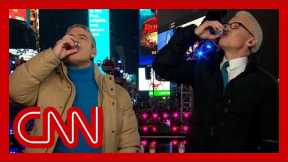 Anderson Cooper and Andy Cohen take shot in honor of Betty White