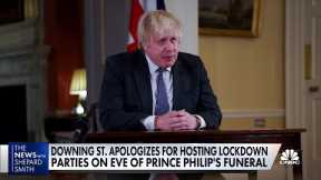 British PM Boris Johnson apologizes to Queen Elizabeth for hosting parties during lockdown