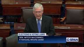 Sen.Mitch McConnell on Changing the Filibuster & Voting Rights Bills