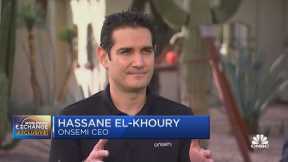 Onsemi CEO Hassane El-Khoury on the company's increased investment in the auto sector