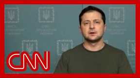Ukraine's president accuses Russia of targeting civilians