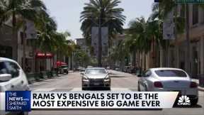 Rams-Bengals set to be the most expensive Super Bowl ever