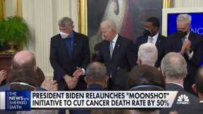 Biden relaunches White House fight against cancer