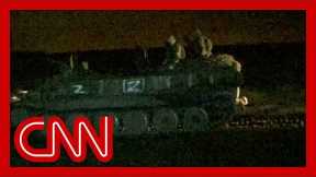 ‘Remarkable’: CNN reporter spots major Russian tank movement
