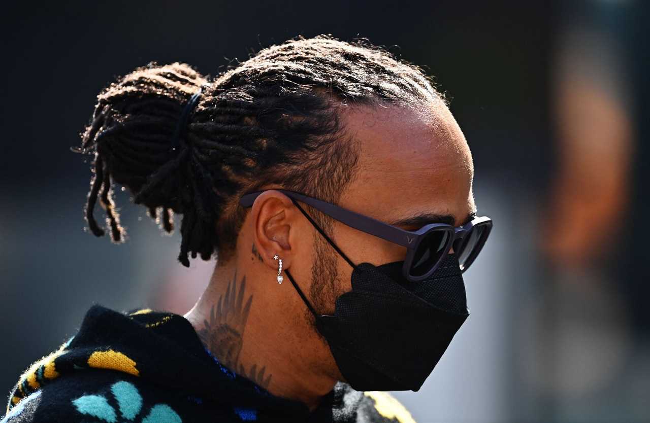 Lewis Hamilton at the 2021 Mexican Grand Prix