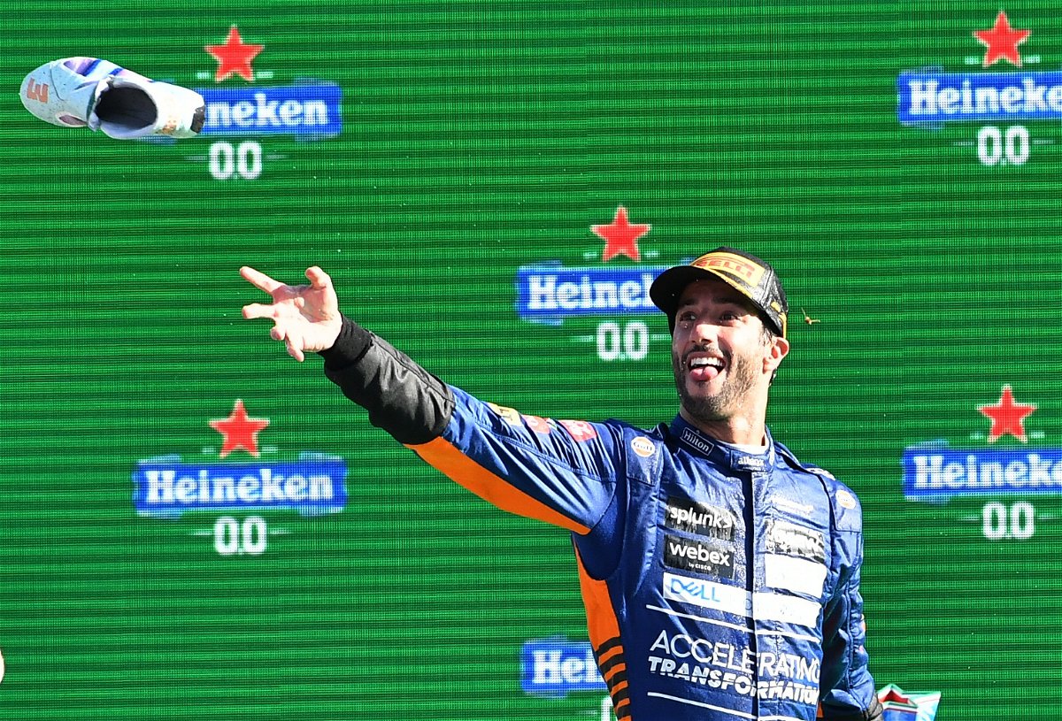 WATCH: Daniel Ricciardo Attempts Cristiano Ronaldo's Classic 'Siu' Celebration