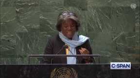 U.S. Ambassador to the U.N. Linda Thomas-Greenfield at General Assembly Addresses General Assembly