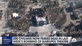 300 civilians now feared dead in last week's bombing of Mariupol theater