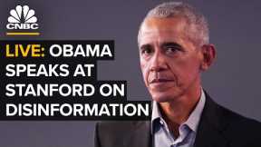 LIVE: Former President Obama speaks on disinformation's threat to democracy — 4/21/22