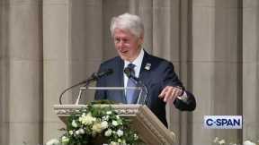 Former President Bill Clinton tribute to Madeleine Albright