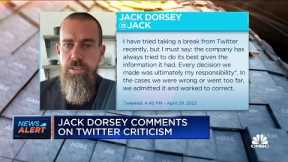 Jack Dorsey on Twitter criticism: The company has always tried to do its best