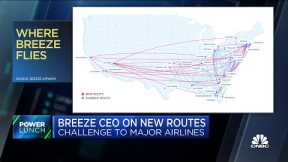 We have no non-stop competition for 98% of our routes, says Breeze Airways CEO