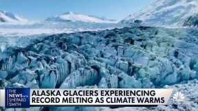 Record melt on Alaska's glaciers as climate warms