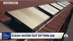Pulling water from the air with hydropanels