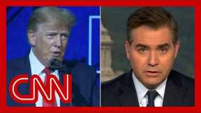 'Give me a break': Acosta reacts to Trump's NRA speech