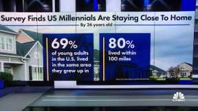 Survey finds millennials staying closer to home