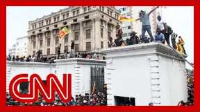 Protesters break into president’s house in Sri Lanka