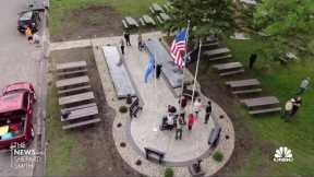 Eagle Scout raises funds to build veterans memorial in Olivia, Minnesota
