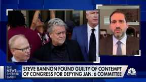 Bannon found guilty of contempt of Congress